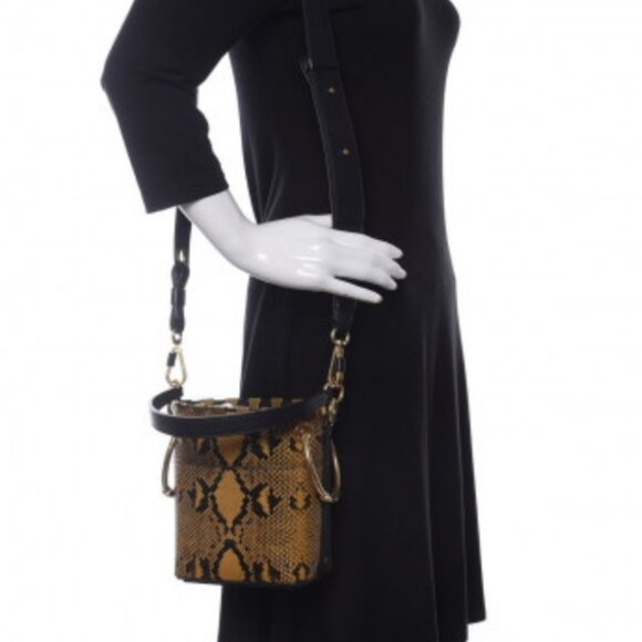 Authentic Chloe Bag Snakeskin Bucket - Picture 6 of 16